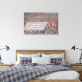 Lake Meade Erholungsgebiet signieren Canvas Print Leinwanddruck (Insitu (Schlafzimmer))