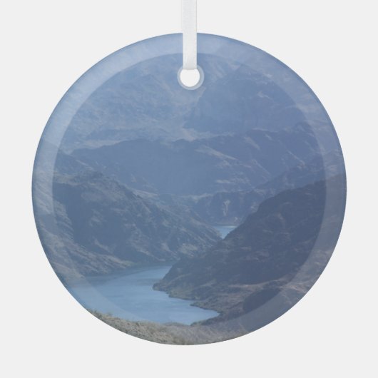 Lake Meade Ornament Aus Glas (Vorderseite)