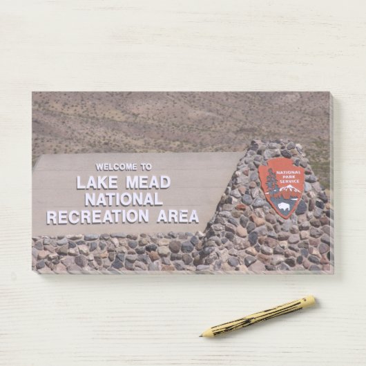 Lake Meade Post-it Klebezettel (Auf Schreibtisch)