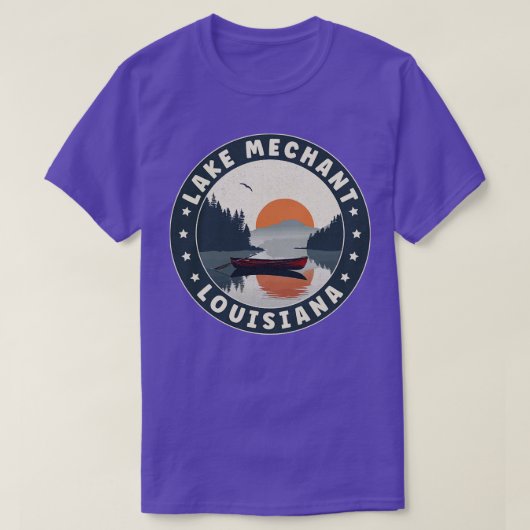 Lake Mechant Louisiana Sunset TShirt (Design vorne)