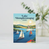Lake Memphremagog Kanada Postkarte (Stehend Vorderseite)