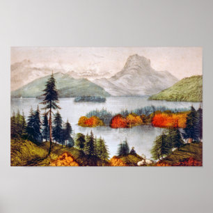Lake Memphremagog - Owls Head Poster Print