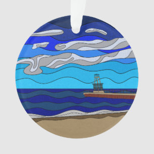 Lake Michigan - Acryl-Ornament Ornament