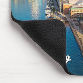 Lake Michigan, Chicago, Illinois, USA Mousepad (Ecke)