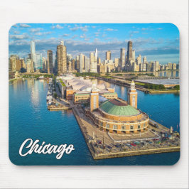 Lake Michigan, Chicago, Illinois, USA Mousepad