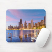 Lake Michigan, Chicago, Illinois, USA Mousepad (Mit Mouse)
