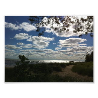 Lake Michigan Dramatic Pic Fotodruck