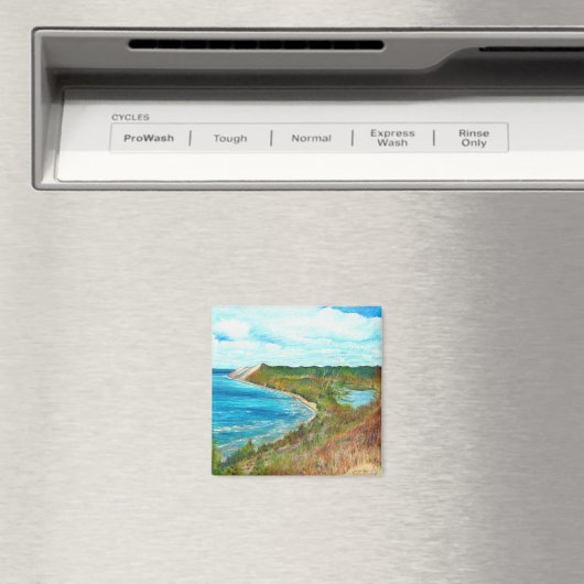 Lake Michigan Dunes Magnet (In Situ (Geschirrspüler))