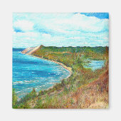 Lake Michigan Dunes Magnet (Vorne)