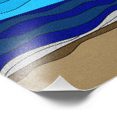 Lake Michigan - Foto Print 12"x12" (Ecke)