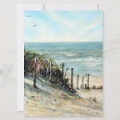 Lake Michigan | Geburtstagswoche Einladung (Rückseite)