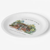 Lake Michigan | Geburtstagswoche Pappteller (Schrägansicht)