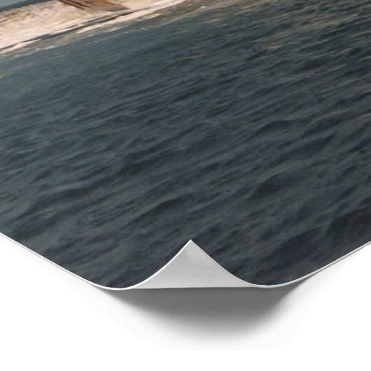 Lake Michigan Lighthouse Poster (Ecke)