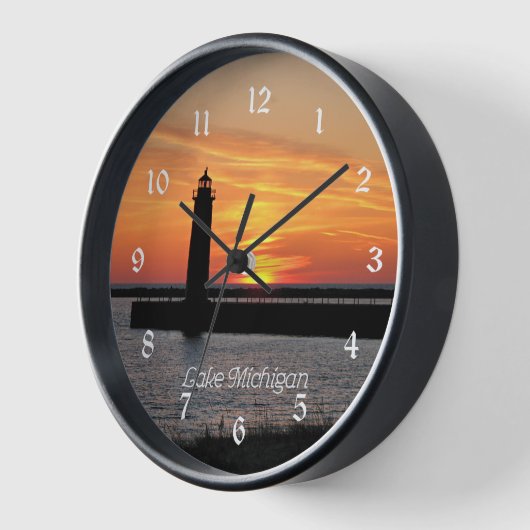 Lake Michigan Lighthouse Uhr (Winkel)