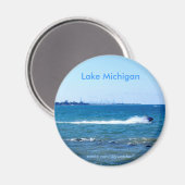 Lake Michigan Magnet (Vorderseite/Rückseite)