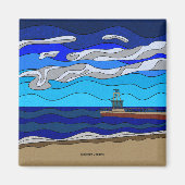 Lake Michigan - Magnet (Platz) (Vorne)