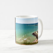 Lake Michigan, Port Washington, WI Kaffeetasse (VorderseiteRechts)