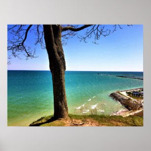 Lake Michigan, Port Washington, WI Poster