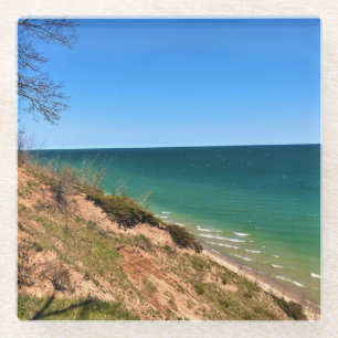 Lake Michigan, Port Washington, Wisconsin Glasuntersetzer