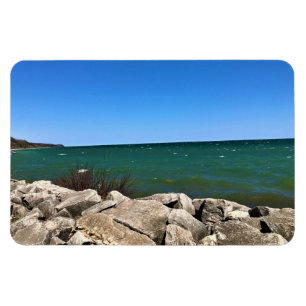 Lake Michigan, Port Washington, Wisconsin Magnet