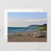 Lake Michigan Postkarte (Vorne/Hinten)