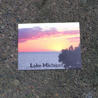Lake Michigan Postkarte