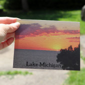 Lake Michigan Postkarte