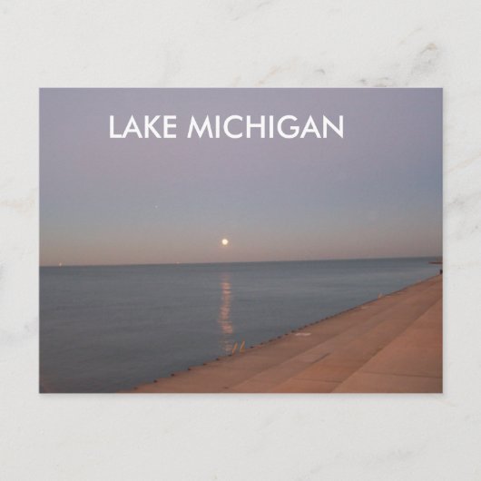LAKE MICHIGAN POSTKARTE (Vorderseite)