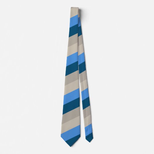 Lake Michigan Sand and and Surf Streifen Krawatte (Vorderseite)