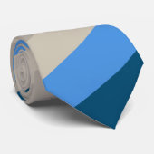 Lake Michigan Sand and and Surf Streifen Krawatte (Gerollt)