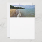 Lake Michigan Save the Date Card (Vorderseite)