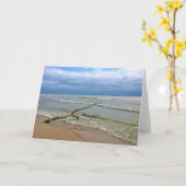 Lake Michigan, Sheboygan, Wisconsin Karte (Gelbe Blume)