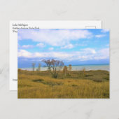 Lake Michigan, Sheboygan, Wisconsin Postkarte (Vorne/Hinten)