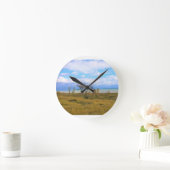 Lake Michigan, Sheboygan, Wisconsin Runde Wanduhr (Zuhause)