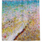 Lake Michigan Shore Duschvorhang (Vorderseite)