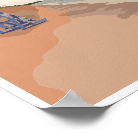 Lake Michigan Shoreline Poster, 8"x10" Poster (Ecke)