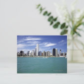Lake Michigan, Skyline, Reiseziele, Postkarte (Stehend Vorderseite)