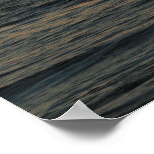 Lake Michigan Sunset 1 Poster (Ecke)