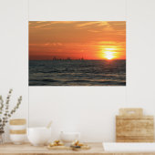 Lake Michigan Sunset 1 Poster (Küche)