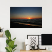 Lake Michigan Sunset 2 Poster (Heimbüro)