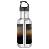 Lake Michigan Sunset Edelstahlflasche (Rückseite)