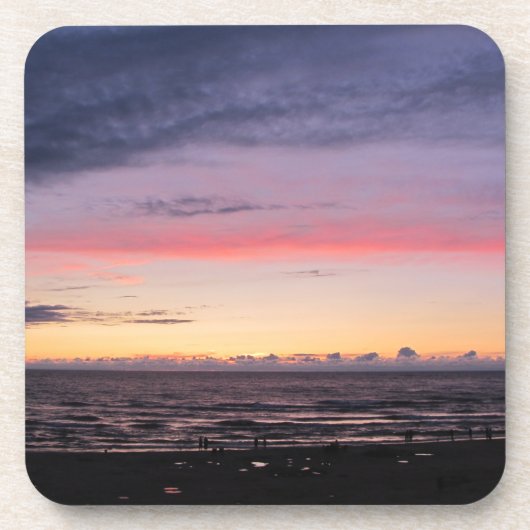 Lake Michigan Sunset Getränkeuntersetzer (Vorderseite)