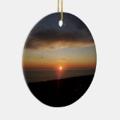 Lake Michigan Sunset Keramik Ornament (Rechts)