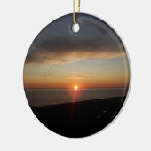 Lake Michigan Sunset Keramik Ornament (Links)