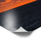 Lake Michigan Sunset, Ludington, Michigan Fotodruck (Ecke)