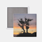 Lake Michigan Sunset Magnet (Vorderseite/Rückseite)