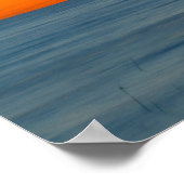 Lake Michigan Sunset, Michigan Poster (Ecke)