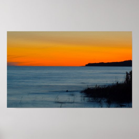 Lake Michigan Sunset, Michigan Poster (Vorne)