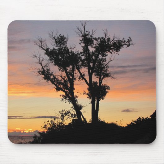 Lake Michigan Sunset Mousepad (Vorne)