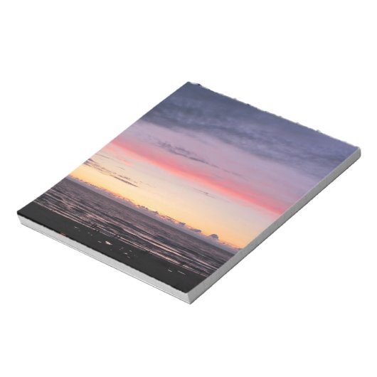 Lake Michigan Sunset Notepad Notizblock (Rotiert)